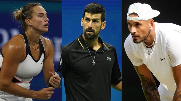Aryna Sabalenka, Novak Djokovic and Nick Kyrgios