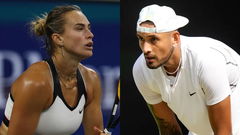 Aryna Sabalenka and Nick Kyrgios