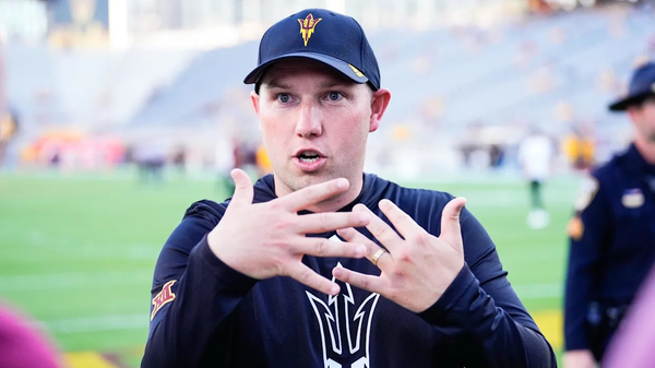 Aug 30, 2025; Tempe, Arizona, USA; Arizona State Sun Devils head coach Kenny Dillingham