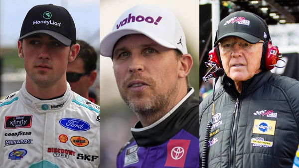 Austin Cindric, Denny Hamlin, Joe Gibbs