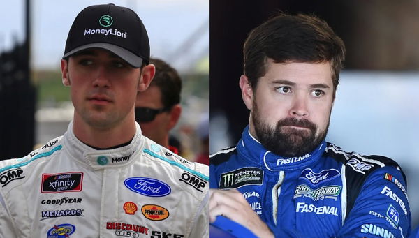 Austin Cindric and Stenhouse Jr.