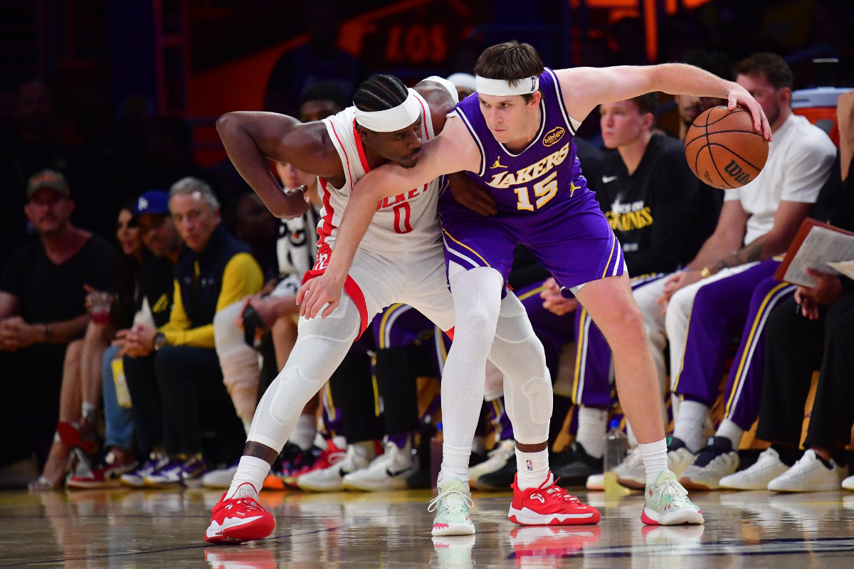 Austin Reaves against the Rockets