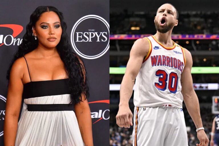 green emerald velvet dress Ayesha Curry Slays in a Sheer-Sleeve Black Dress  Get the Look