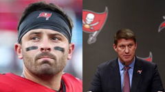 Baker Mayfield and Jason Licht