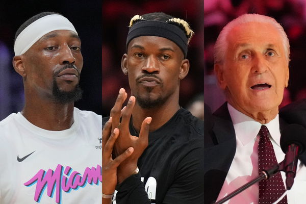 Bam Adebayo, Jimmy Butler, Pat Riley