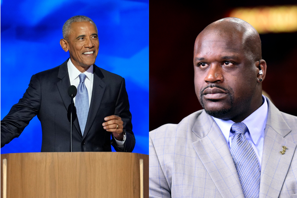 Barack Obama Shaquille O’Neal