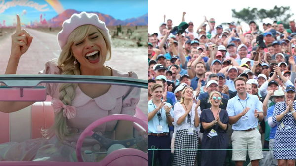 Barbie and Golf Crowd