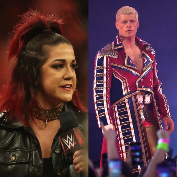 Bayley and Cody Rhodes