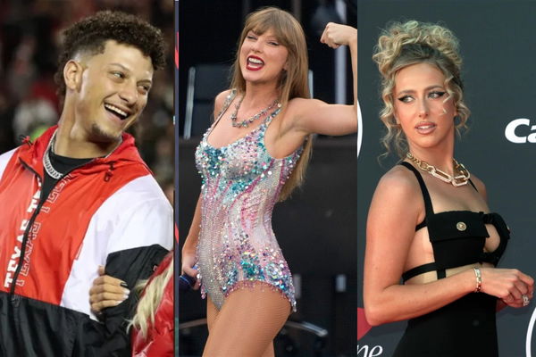 Patrick Mahomes, Taylor Swift, Brittany Mahomes