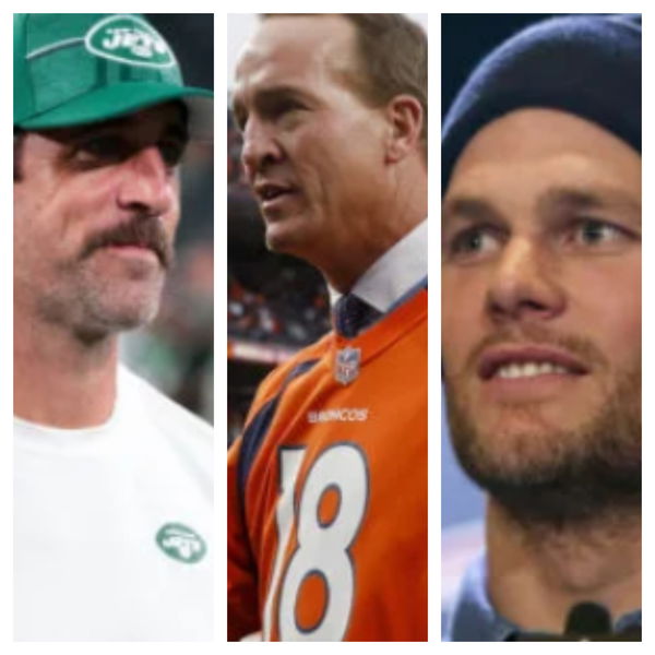 Aaron Rodgers, Peyton Manning, Tom Brady