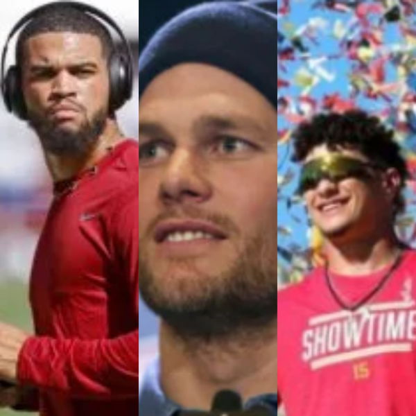 Caleb Williams, Tom Brady, Patrick Mahomes