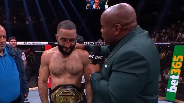 Belal Muhammad and Daniel Cormier