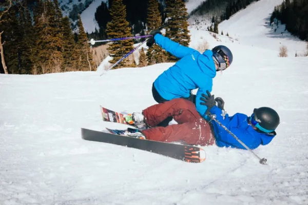 ski accident