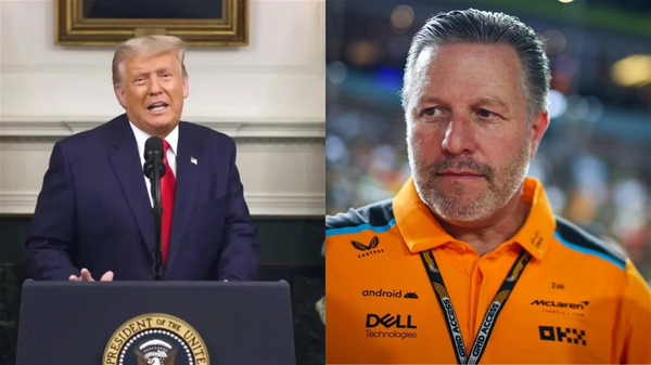 Zak Brown and Donald Trump