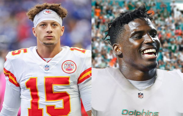 Patrick Mahomes and Tyreek Hill