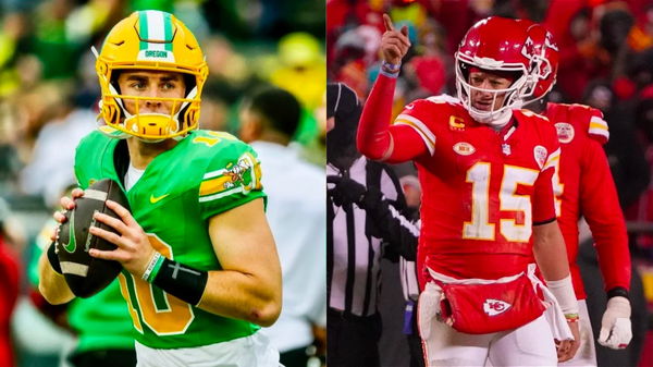 Bo Nix, Patrick Mahomes2