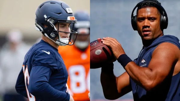 Bo Nix, Russell Wilson (1)