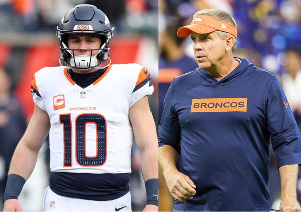 Bo Nix and Sean Payton