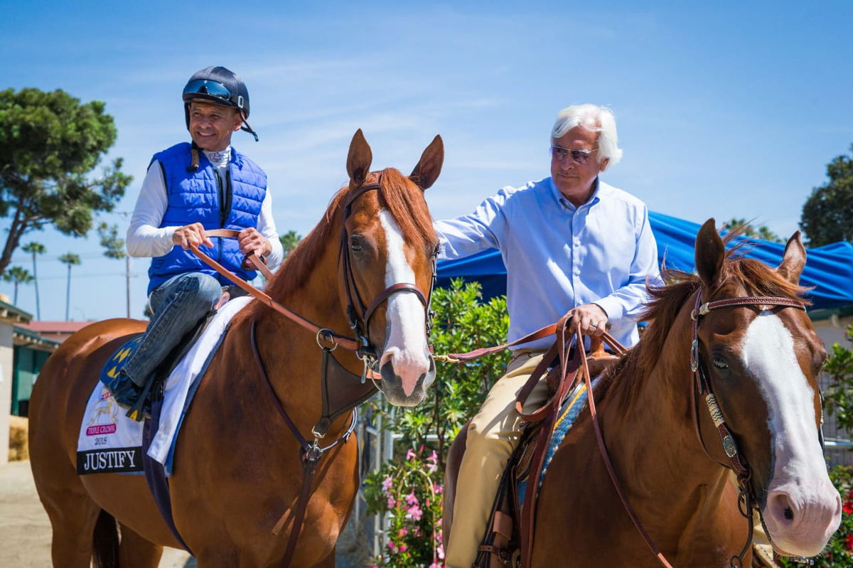 Bob Baffert and trainer