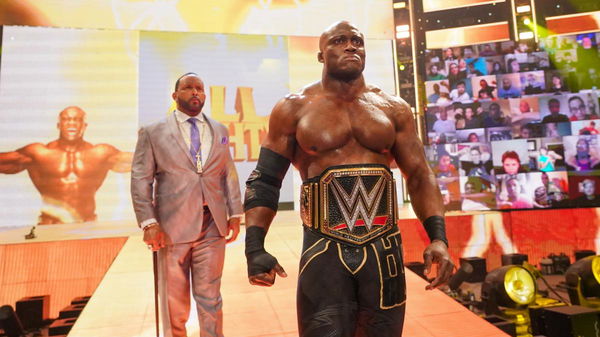 Bobby Lashley and MVP at Hell in a Cell