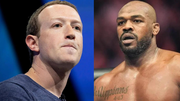 Mark Zuckerberg and Jon Jones