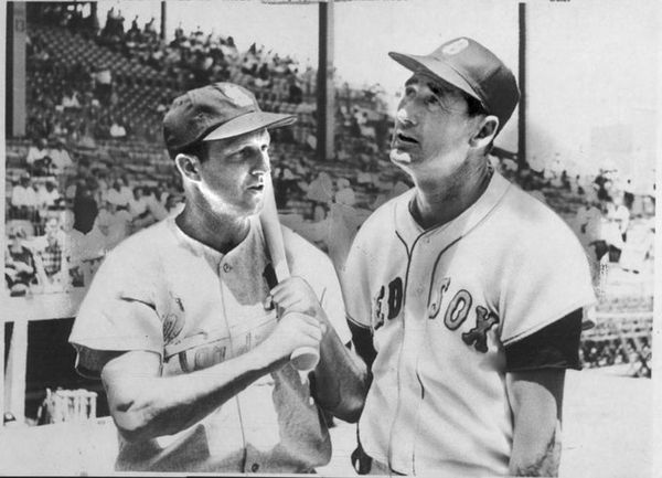 Boston Red Sox legend Ted Williams and Cardinals icon Stan Musial