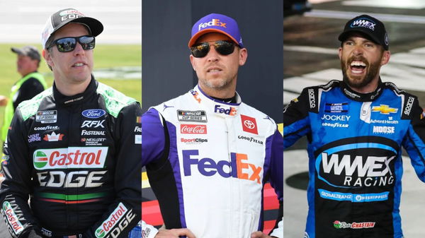 Brad Keselowski, Denny Hamlin, Ross Chastain