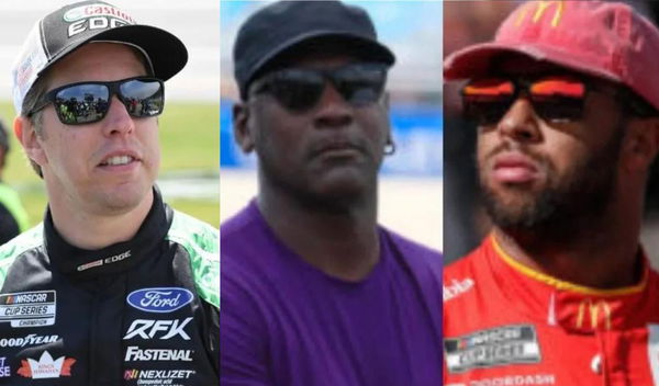 Brad Keselowski-Michael Jordan-Bubba Wallace