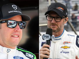 Brad Keselowski and Dale Earnhardt Jr.