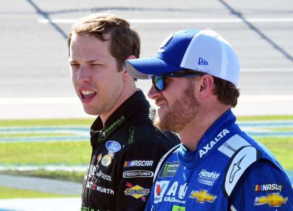 NASCAR, Motorsport, USA GEICO 500-qualifying, May 6, 2017; Talladega, AL, USA; NASCAR Cup Series driver Brad Keselowski