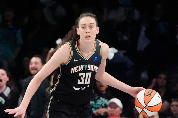 WNBA: Playoffs-Las Vegas Aces at New York Liberty ; Sep 29, 2024; Brooklyn, New York, USA