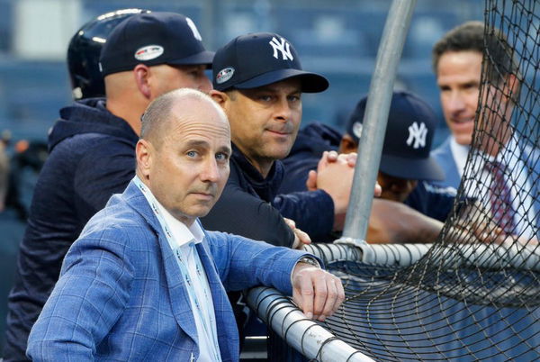 Brian Cashman and Aaron Boone