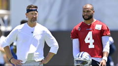 Brian Schottenheimer and Dak Prescott