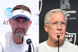 Brian Schottenheimer and Pete Carroll