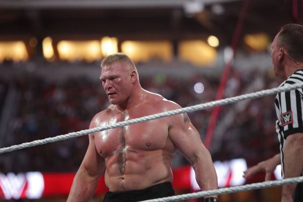 Mar 29, 2015 &#8211; Santa Clara, California, U.S. &#8211; Brock Lesnar during WWE WrestleMania 31 at Levi s Sta