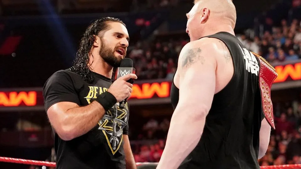 Brock Lesnar Seth Rollins