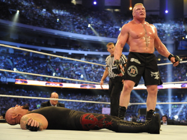 undertaker vs brock lesnar