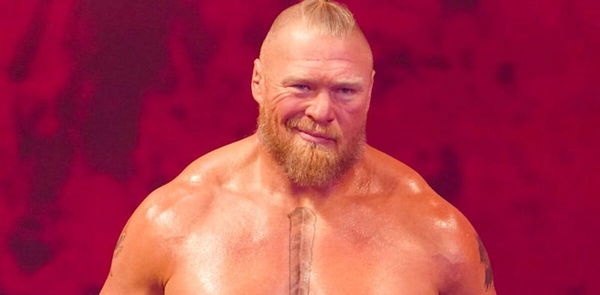 Brock Lesnar smirk