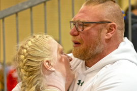 Brock and Mya Lesnar