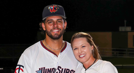Brooke Henderson and Ricky Castro