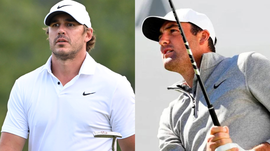 Brooks Koepka Scottie Scheffler Collage