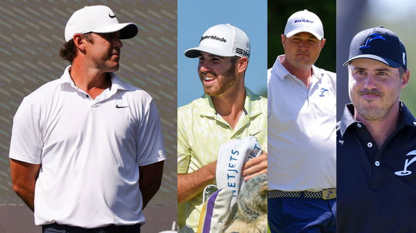 Brooks Koepka, Matthew Wolff, Jason Kokrak, Chase Koepka Collage