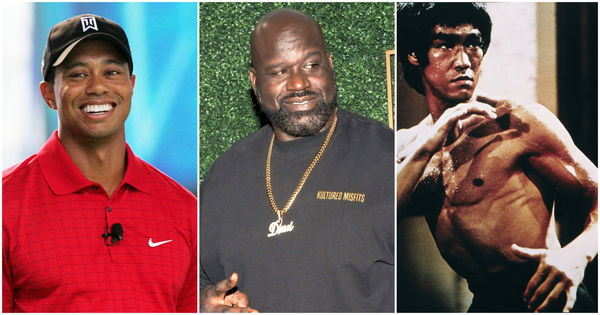 Bruce Lee, Shaquille O&#8217;Neal, Tiger Woods