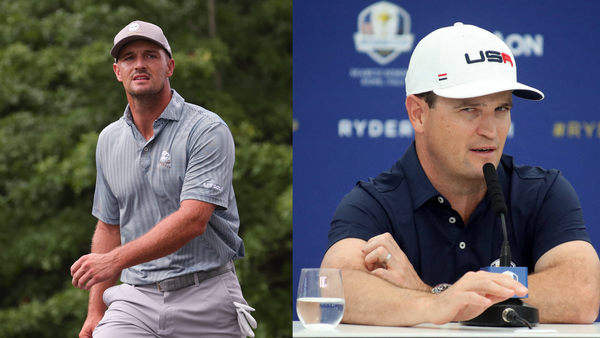 Bryson DeChambeau Zach Johnson Collage