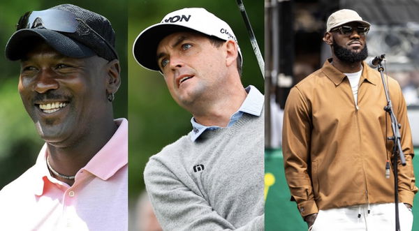 Michael Jordan, Keegan Bradley, and LeBron James Collage