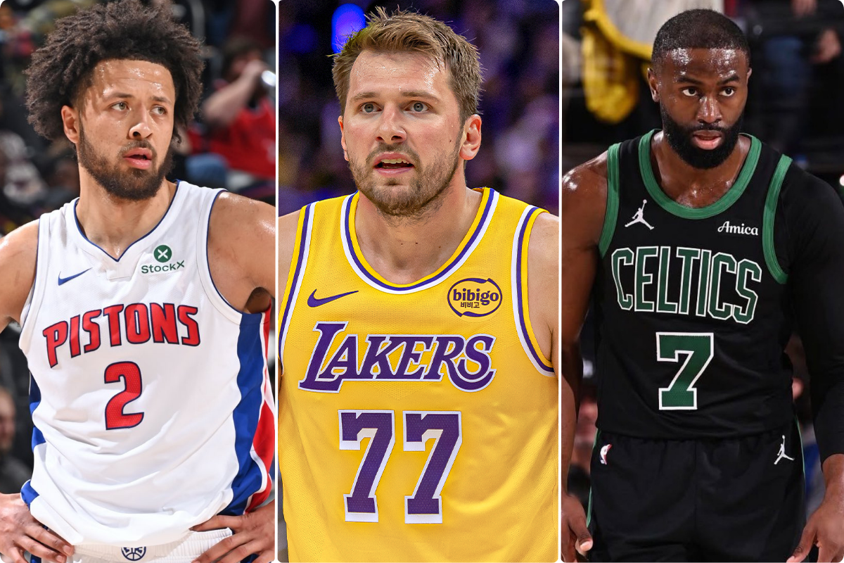 Celtics Legend Kevin Garnett Picks Cade Cunningham, Jaylen Brown Over Luka Doncic For Major Honor