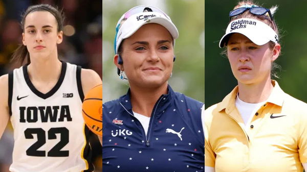 Caitlin Clark (L), Lexi Thompson (Center) &#038; Nelly Korda (R) Collage