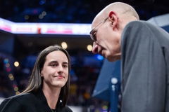 Caitlin Clark, Adam Silver