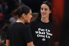 Caitlin Clark Kelsey Plum Pay Us What You Owe Us