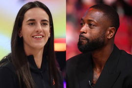 Caitlin Clark and Dwayne Wade